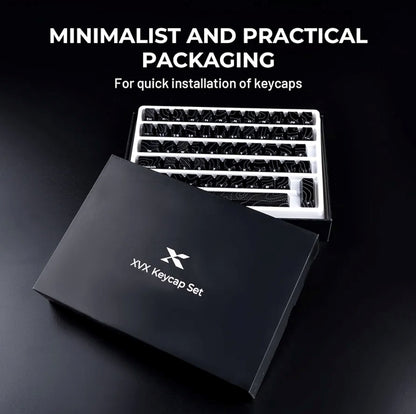 PREMIUM Black Topographic Pattern IMD-Tech Shinethrough Keycap