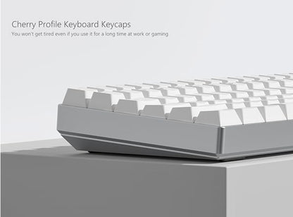 Pure White Backlit Doubleshot PBT Gaming Shinethrough Keycaps XVX Version