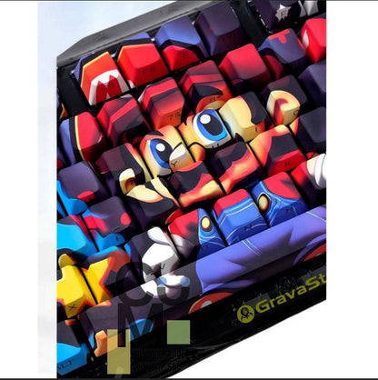 Super Mario Side Backlit Cherry PBT Keycaps