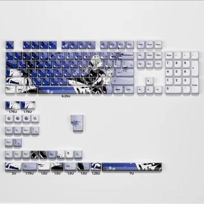 Ceramic Coated Glossy Unicorn Kafka Honkai Star Rail Japanese XDA PBT Keycaps
