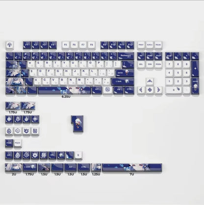 Ceramic Coated Glossy Genshin Impact Japanese XDA PBT Keycaps