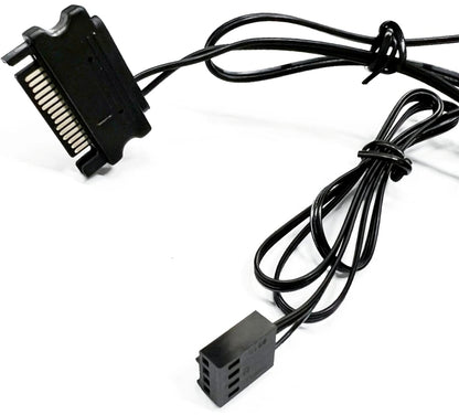 upHere 7-Port 4PIN SATA PWM Fan Hub/Splitter for CPU Cooler Case Cooling Fan 4-Pin & 3-Pin Fans Cooling(1-to-7 PWM HUB)