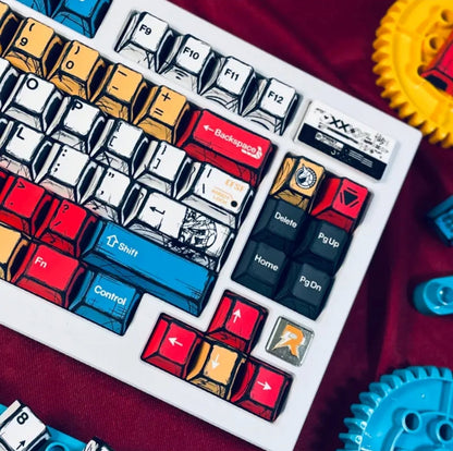 Comic Manga Gundam Cherry PBT Keycaps