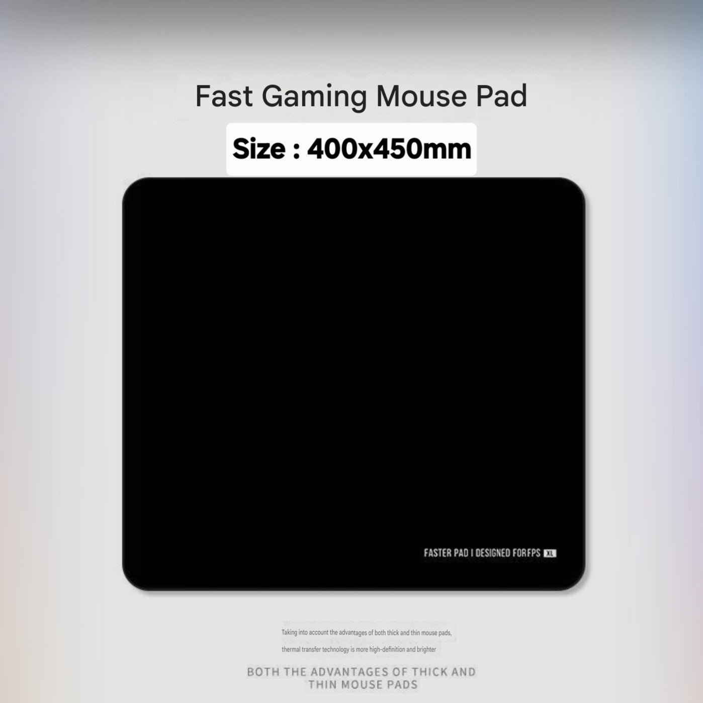 Microfiber Extra Smooth Surface FPS Gaming Mousepad Large & XLL Size