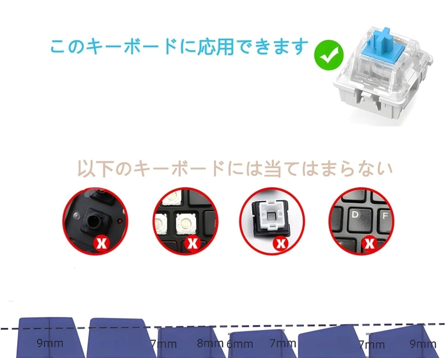 Persona 5 Royal Kasumi Yoshizawa PBT-PC OEM Bottom Backlit Pudding Keycaps