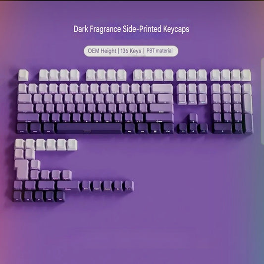 Dark Fragrance Side Backlit OEM PBT Keycaps