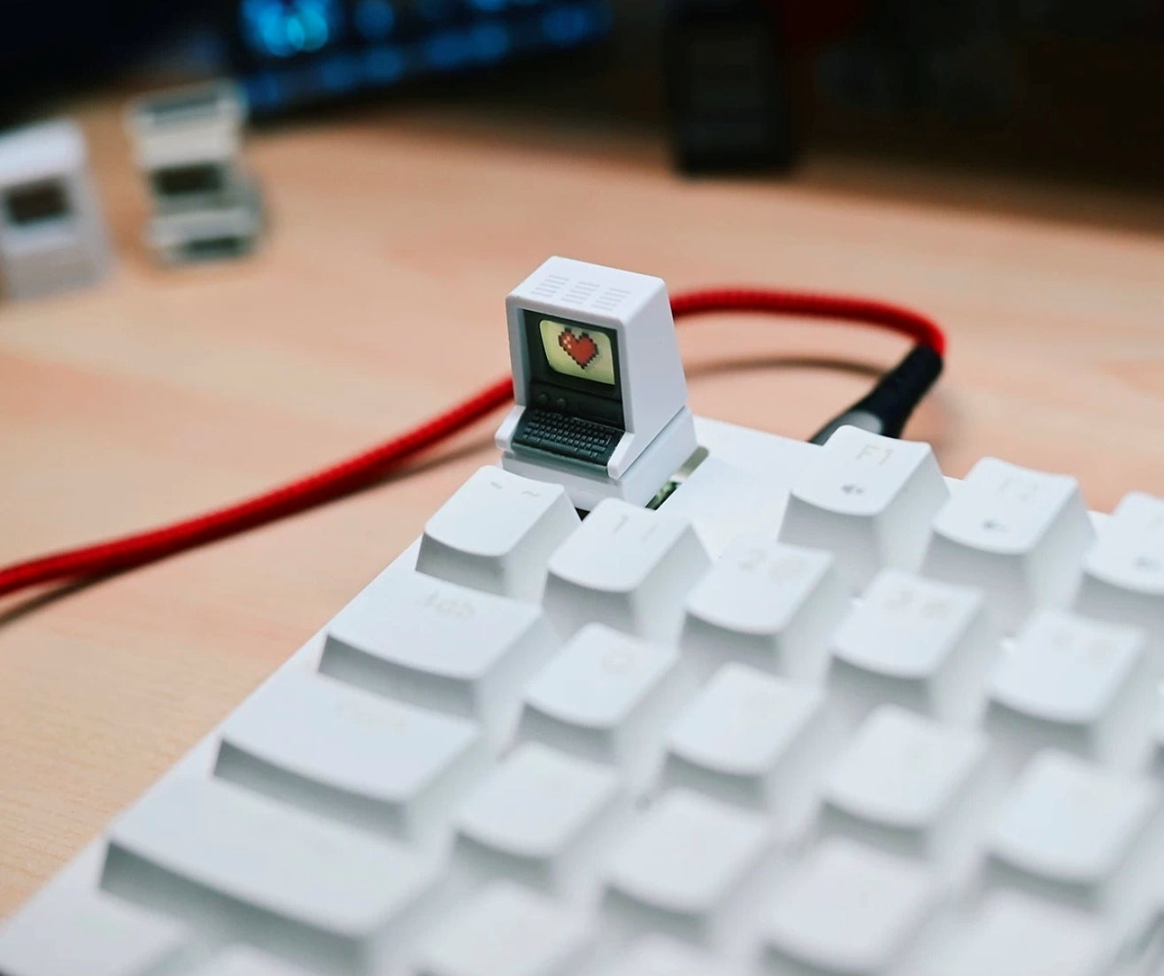 Hazeltine 1500 Retro Backlit Artisan Keycap