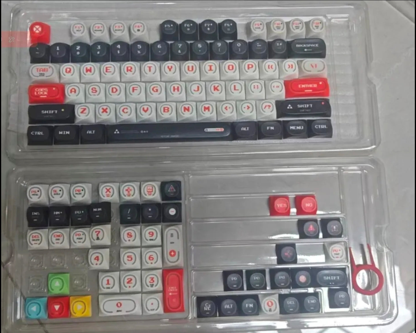 Reactor Core Rounded C Shaped Keycaps