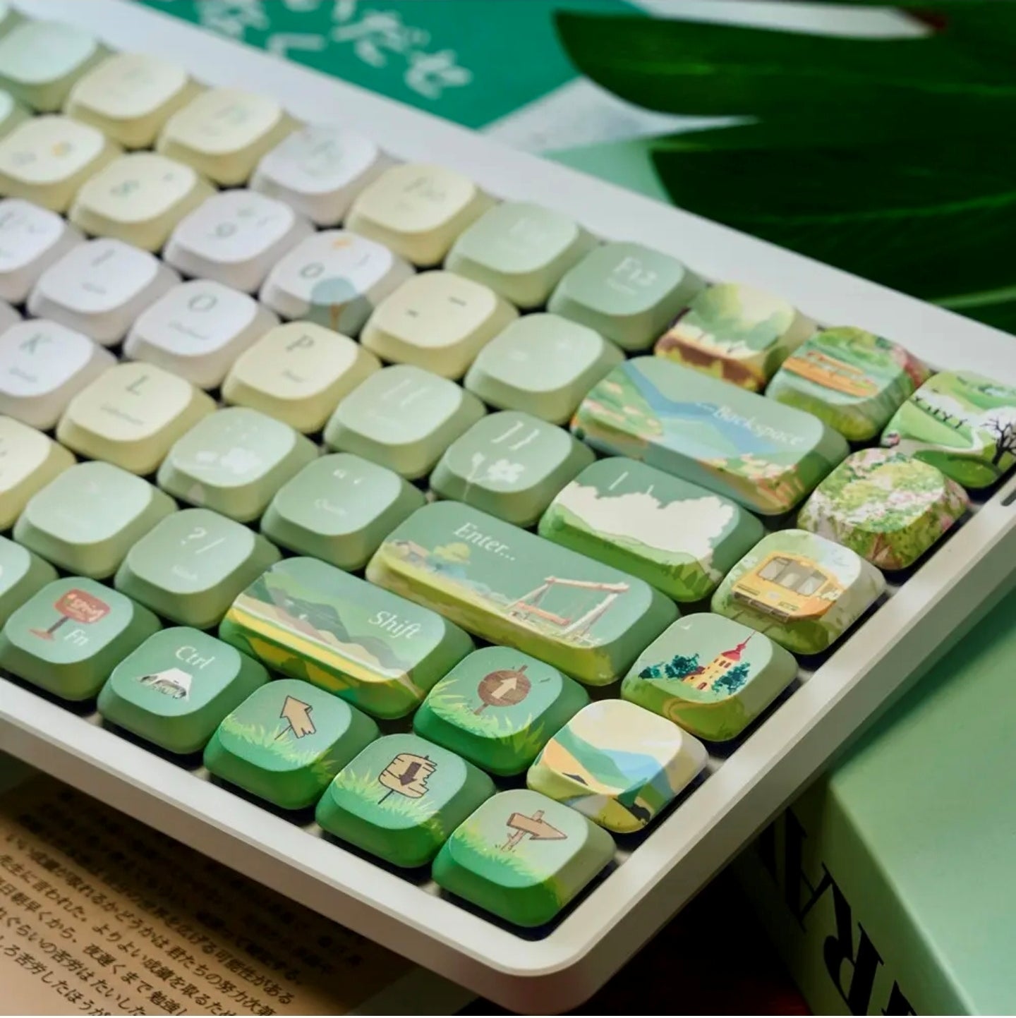 Wanderlust Low Profile PBT Keycaps