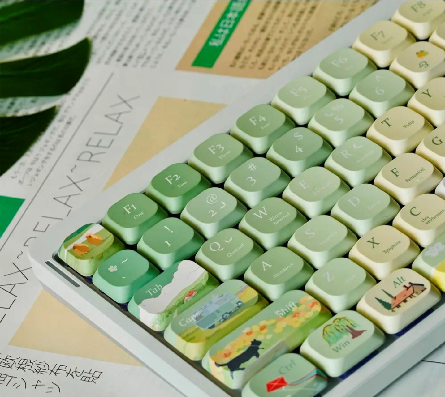 Wanderlust Low Profile PBT Keycaps