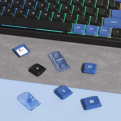Womier Skyline Submarine PBT PC Low Profile Keycaps