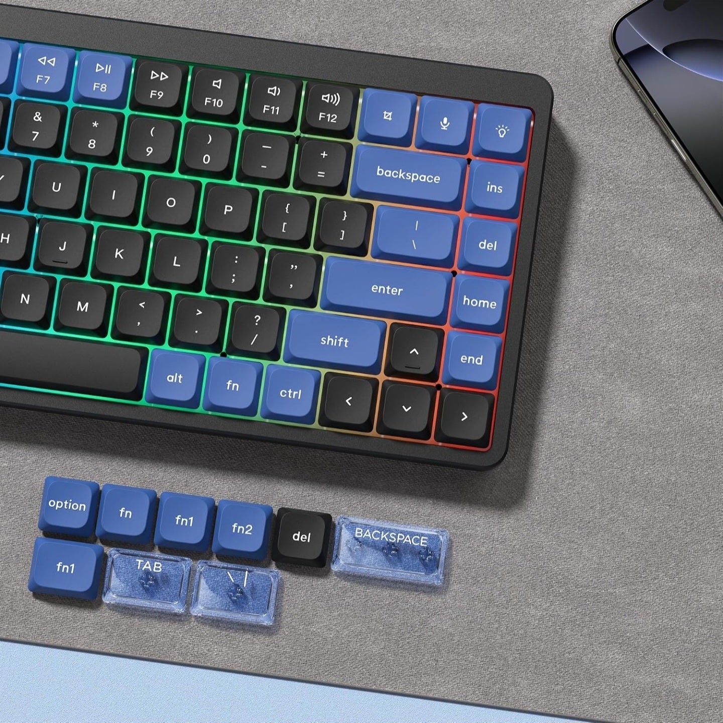 Womier Skyline Submarine PBT PC Low Profile Keycaps