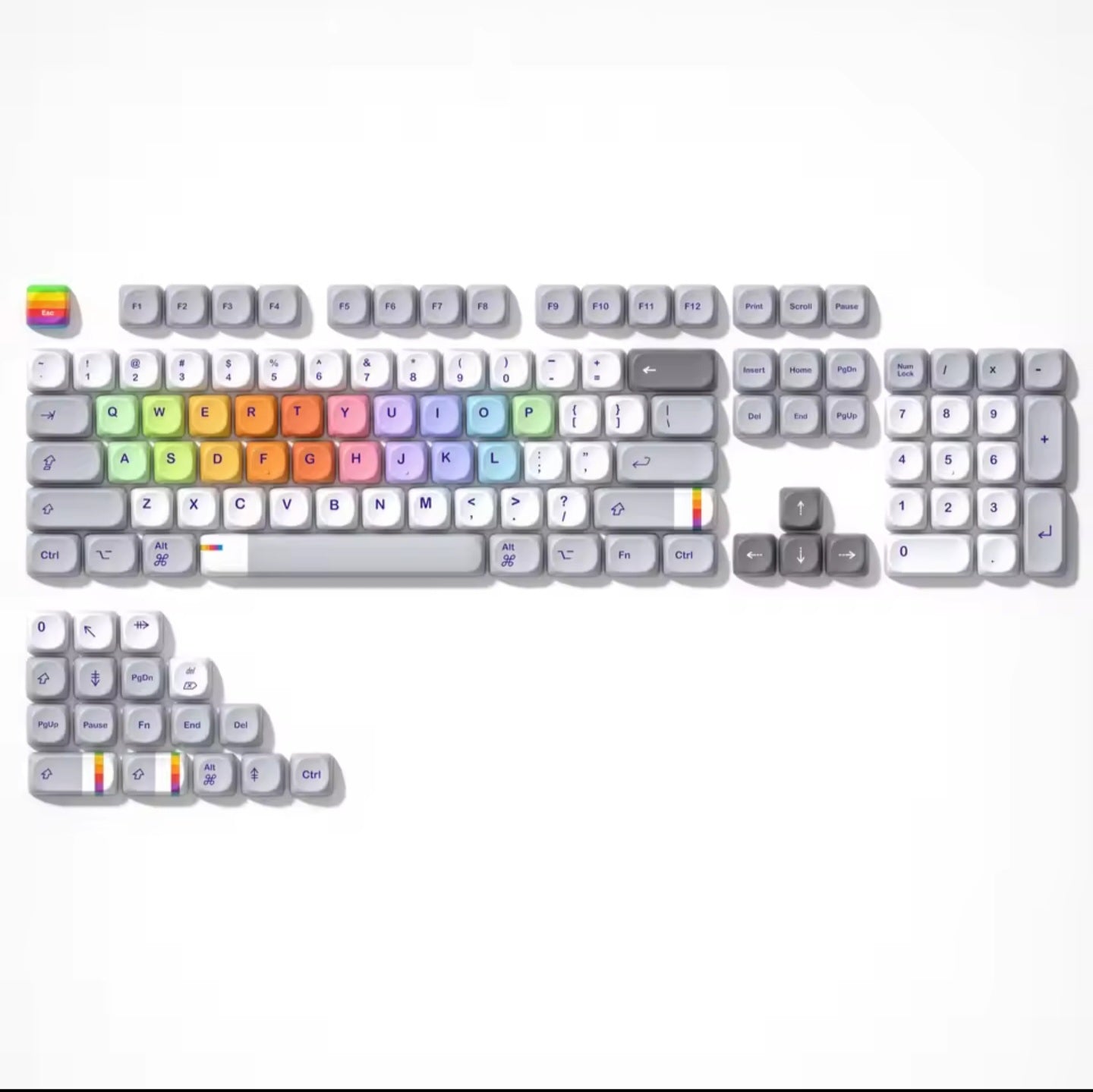 Womier Raibow MOA PBT Keycaps