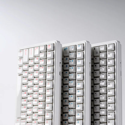 Glaze Full Ceramic Retro Cherry Profile 120-Key Keycap Set Mac Compatible
