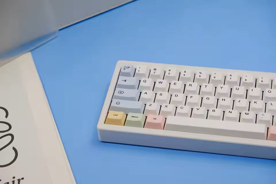 Pastel Chalk Thick 1.7mm Cherry PBT Keycaps