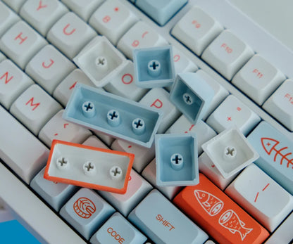 PRICE DROP Ocean Unique HSA Profile Thick PBT Keycaps