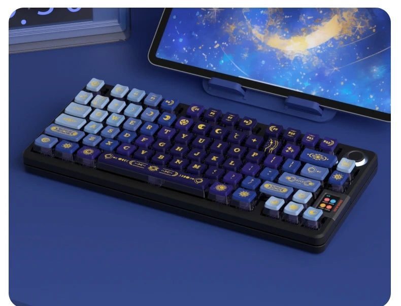 Celestial Dome PBT-PC OEM Bottom Backlit Pudding Keycaps