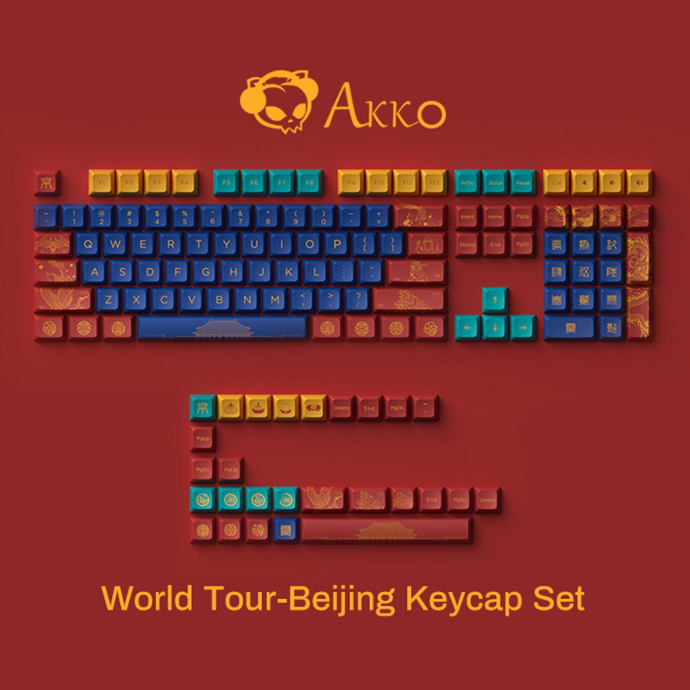 AKKO World Tour-Beijing Keycap Set JDA Profile (Limited)