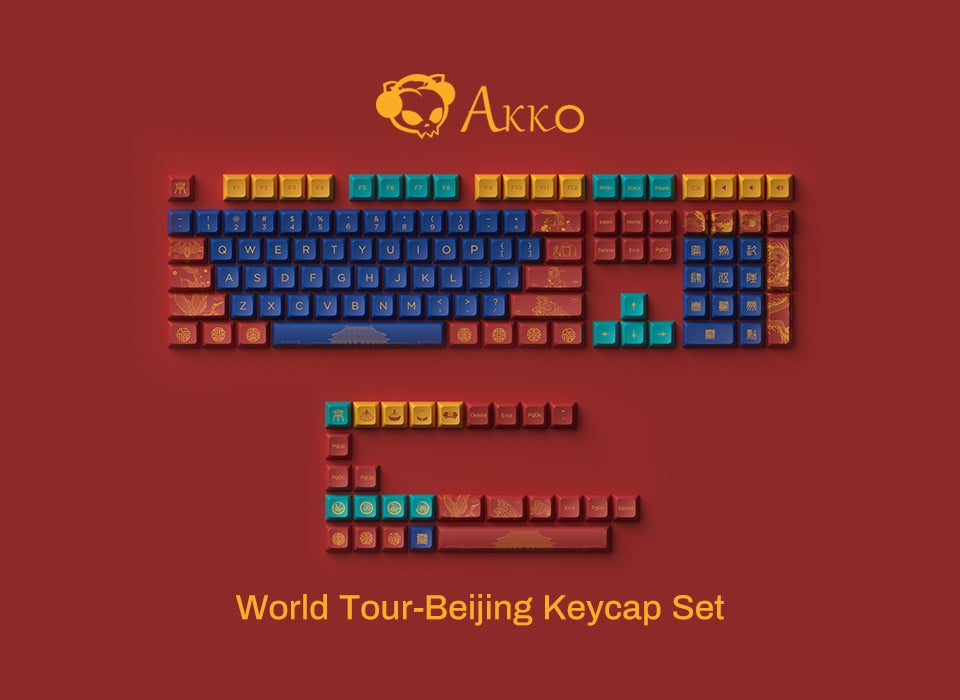 AKKO World Tour-Beijing Keycap Set JDA Profile (Limited)