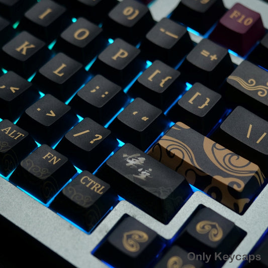 Black Myth Wukong Side Backlit Cherry Doubleshot Keycaps