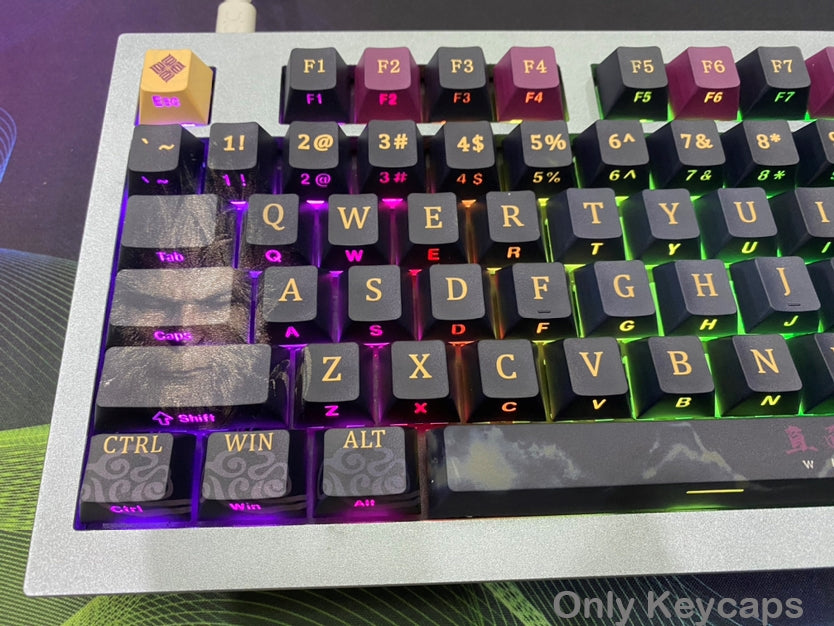 Black Myth Wukong Side Backlit Cherry Doubleshot Keycaps