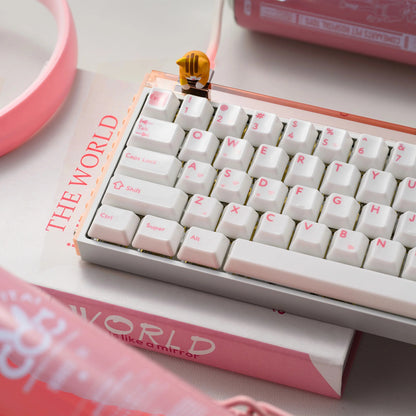 Glaze Full Ceramic Crush Pink Cherry Profile 120-Key Keycap Set
