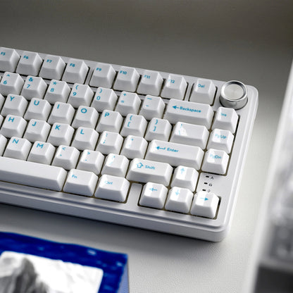Glaze Full Ceramic Eternity Blue Cherry Profile 120-Key Keycap Set