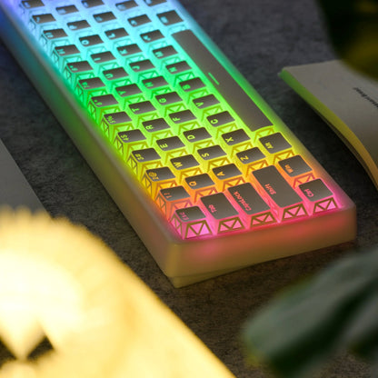 XVX PRISM Refraction Shine-Through Cherry Profile 130-Key PBT Keycap Set