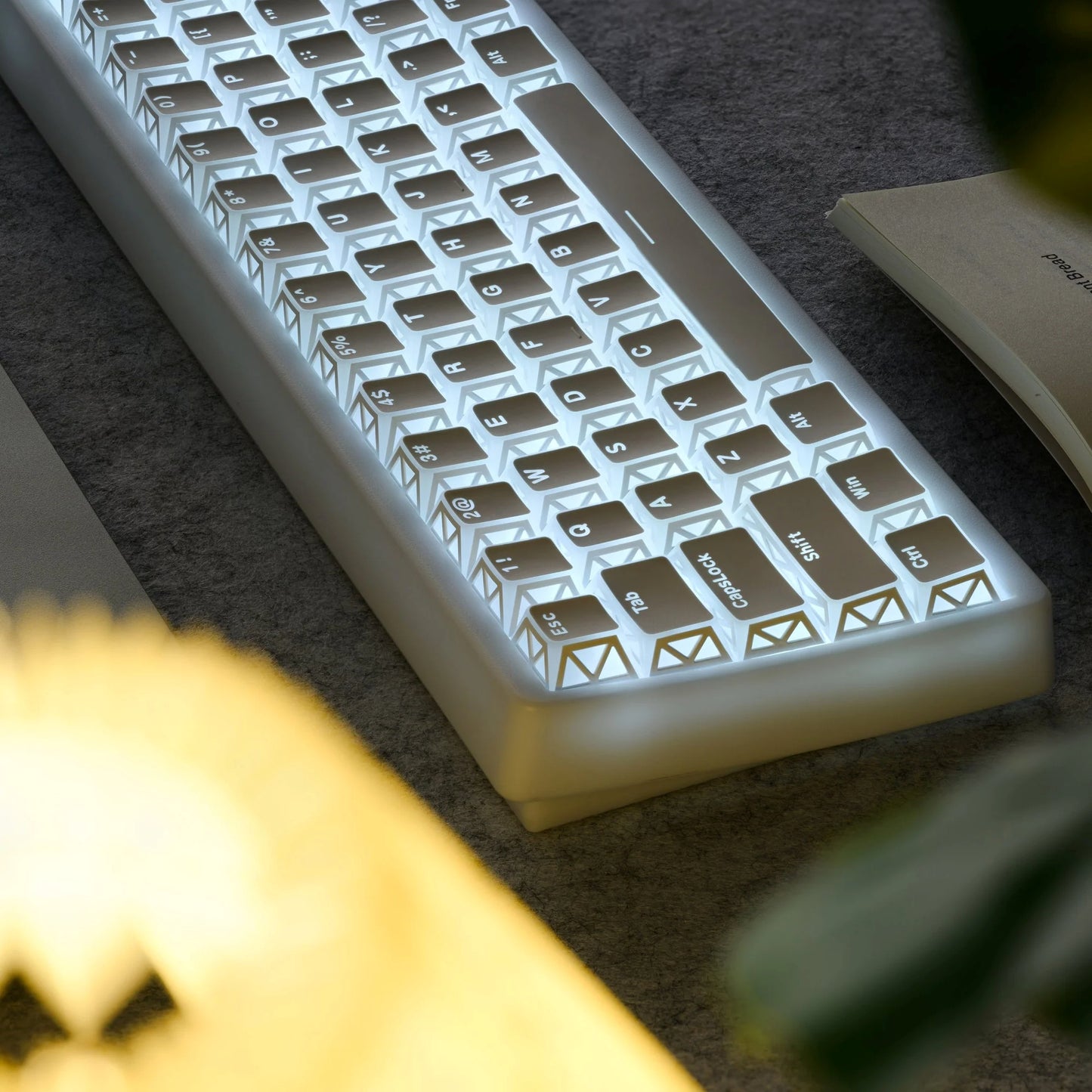 XVX PRISM Refraction Shine-Through Cherry Profile 130-Key PBT Keycap Set