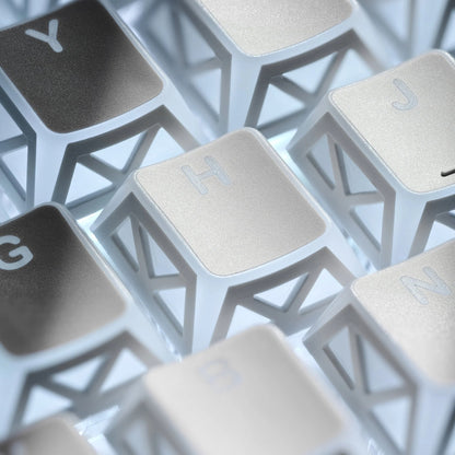 XVX PRISM Refraction Shine-Through Cherry Profile 130-Key PBT Keycap Set