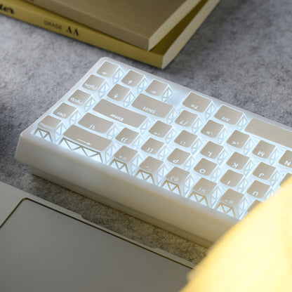 XVX PRISM Refraction Shine-Through Cherry Profile 130-Key PBT Keycap Set