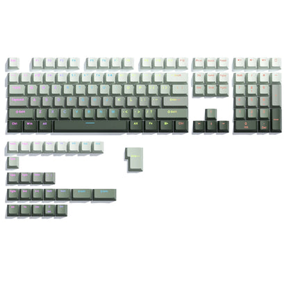 Sea Grass Fade Shinethrough  Gradient PBT Keycaps