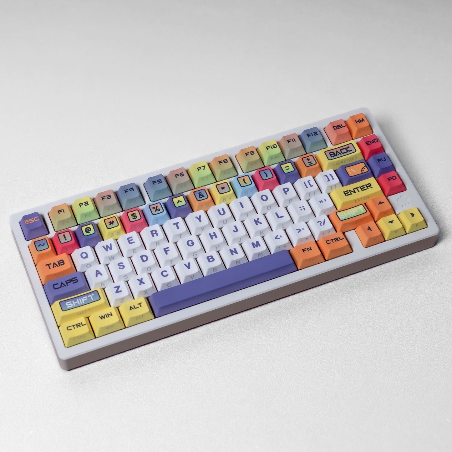 Pixel Punch Cartoon Dual Legends Backlit Keycaps