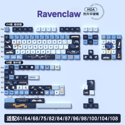 Harry Potter RAVENCLAW Extended PREMIUM MDA PBT Keycaps