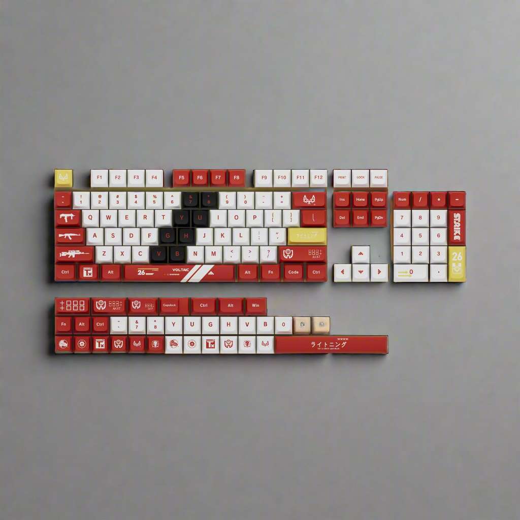 Counter Strike Bloodsport XDA PBT Keycaps