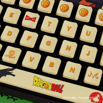 Dragon Ball Four Sided Light Transmitting Pudding PBT Keycaps