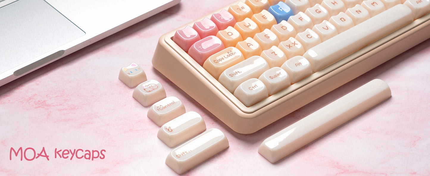 Jade Ragdoll Cat MAO Keycaps