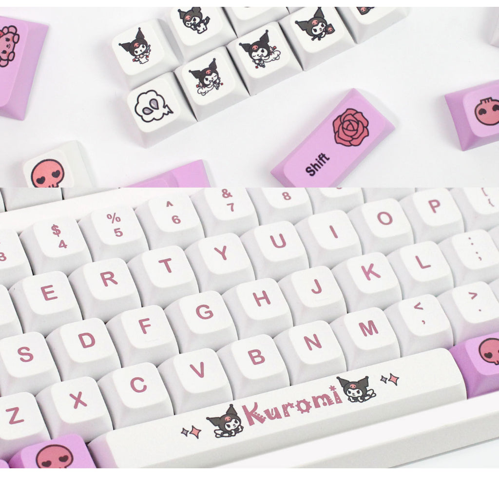 Kuromi Cat XDA PBT Keycaps