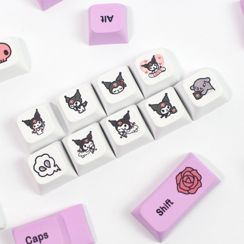 Kuromi Cat XDA PBT Keycaps