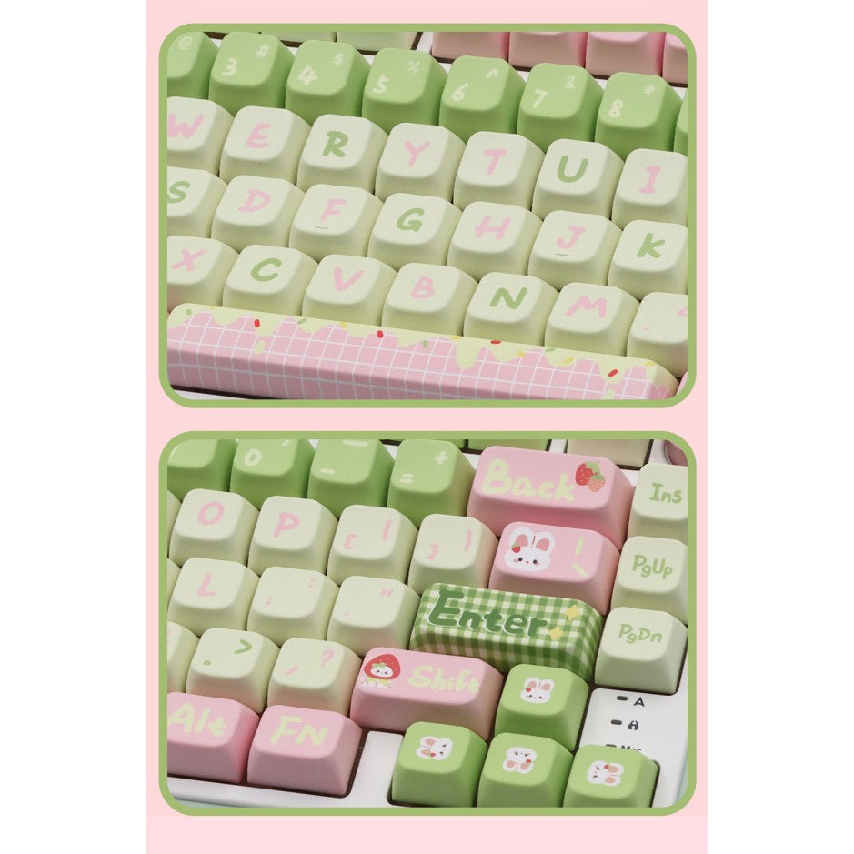 Strawberry MDA PBT Premium Keycaps