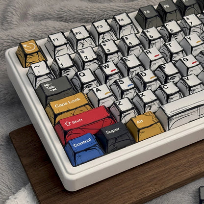 COMIC Manga V2 Cherry PBT Keycaps
