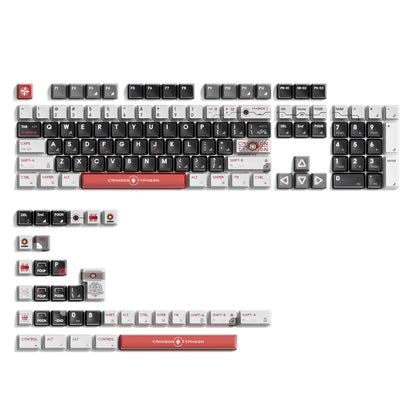 XVX Blazing Storm PBT PC Artisan Translucent Keycaps