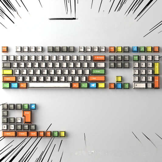 Comic Manga Lightning 2 Colors Cherry PBT Keycaps