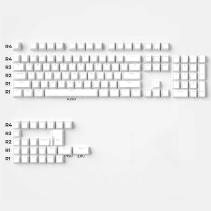 XVX PRISM Refraction Shine-Through Cherry Profile 130-Key PBT Keycap Set