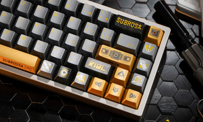 Delta Force: Subrosa D-Wolf High Quality PBT PC Metallic Paint Keycaps