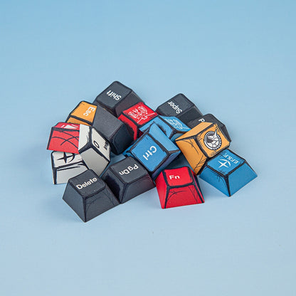 Comic Manga Gundam Cherry PBT Keycaps