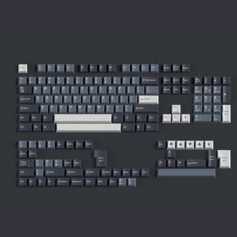 Deep Space Quality Cherry Doubleshot Keycaps