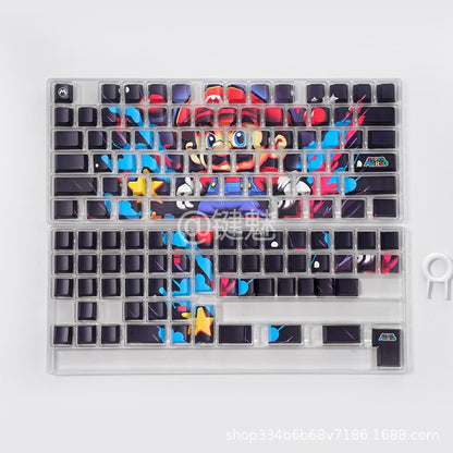 Super Mario Side Backlit Cherry PBT Keycaps