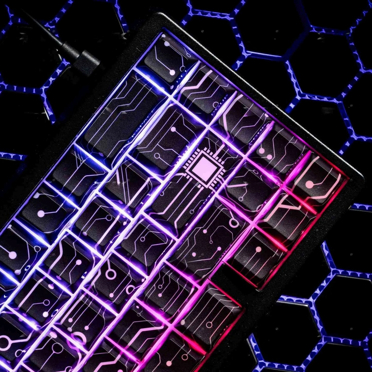 PCB Electronic Vision Side Backlit Cherry PBT Keycaps