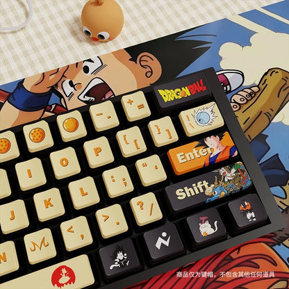 Dragon Ball Four Sided Light Transmitting Pudding PBT Keycaps